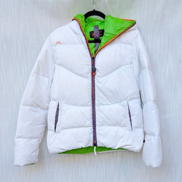 Kjus Jackets & Blazers - Kjus White Backflip Reversible Down Water-repellent Windproof Jacket, size M
